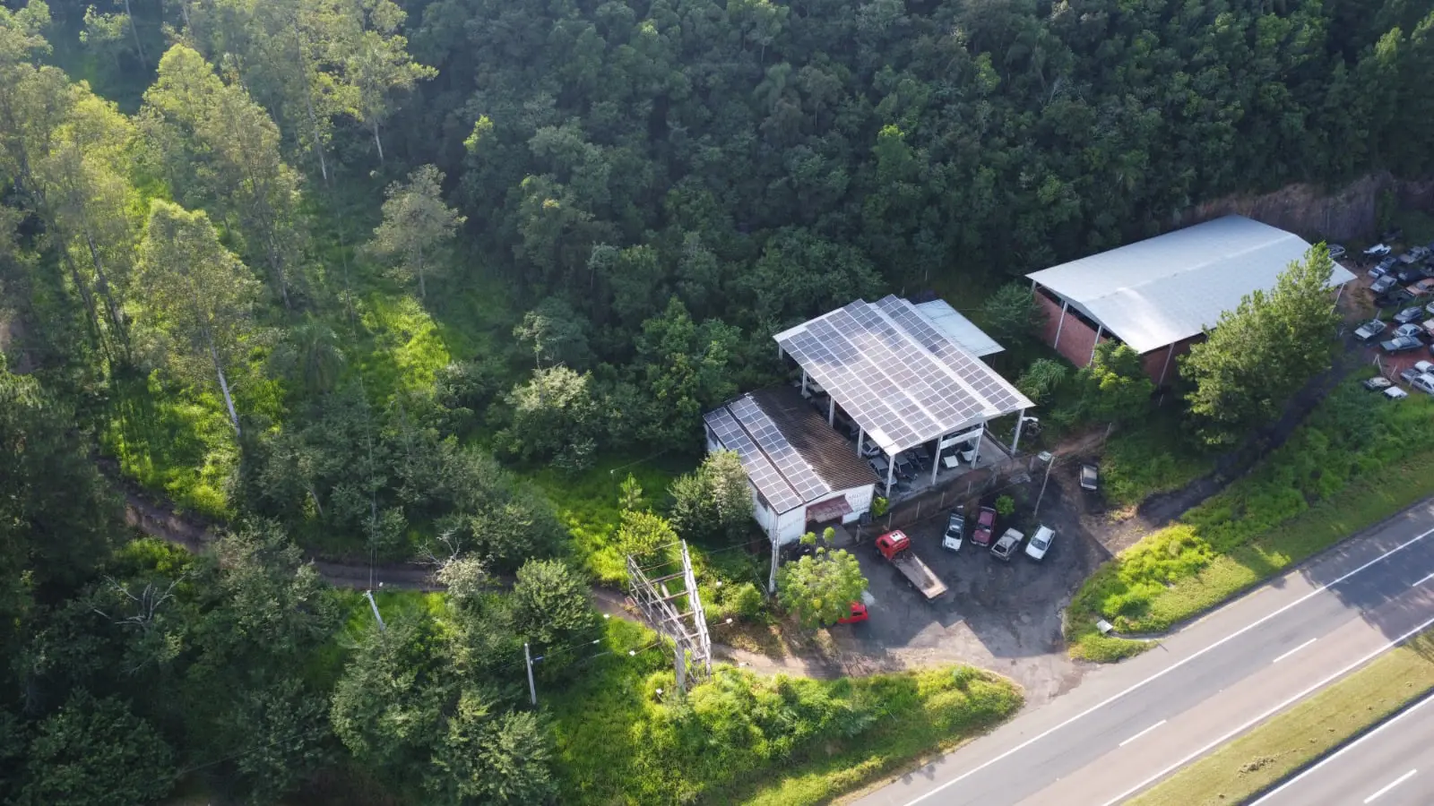 Projeto real de energia solar instalado pela Sollarseg