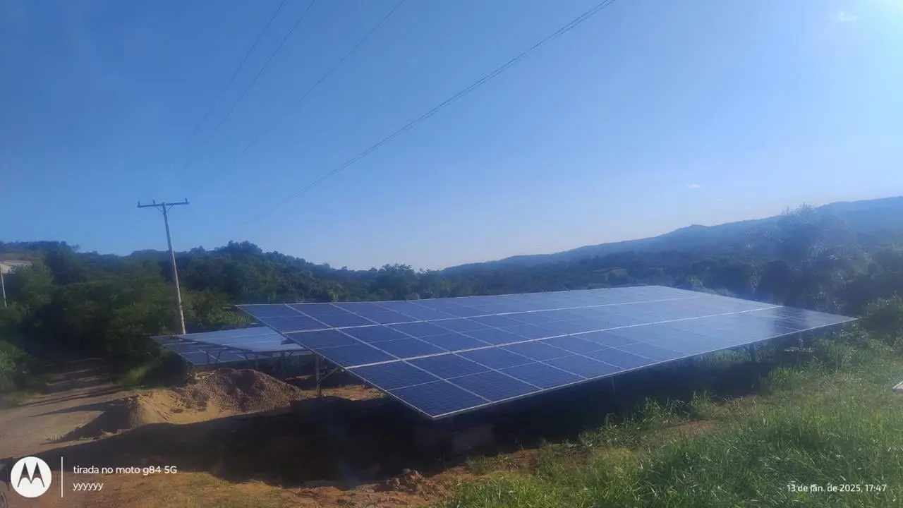 Projeto real de energia solar instalado pela Sollarseg